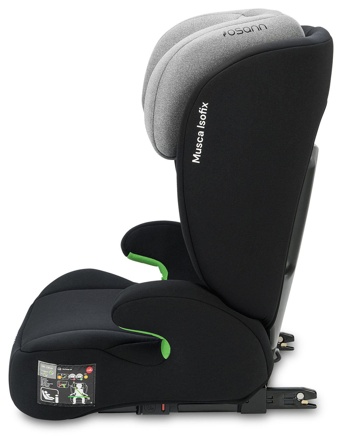 Seggiolino auto Musca isofix da 100 cm a 150 cm da 4 a 12 anni circa EX EXPO