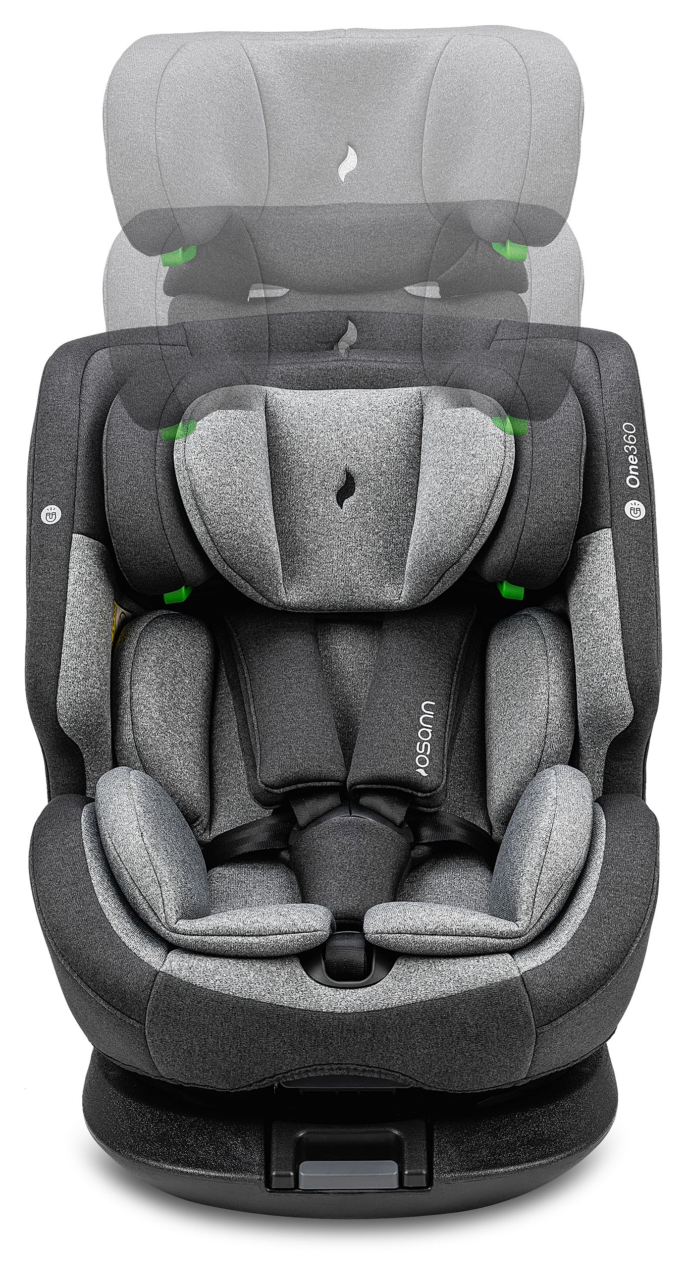 Seggiolino auto ONE360 iSize da 40 a 150 cm