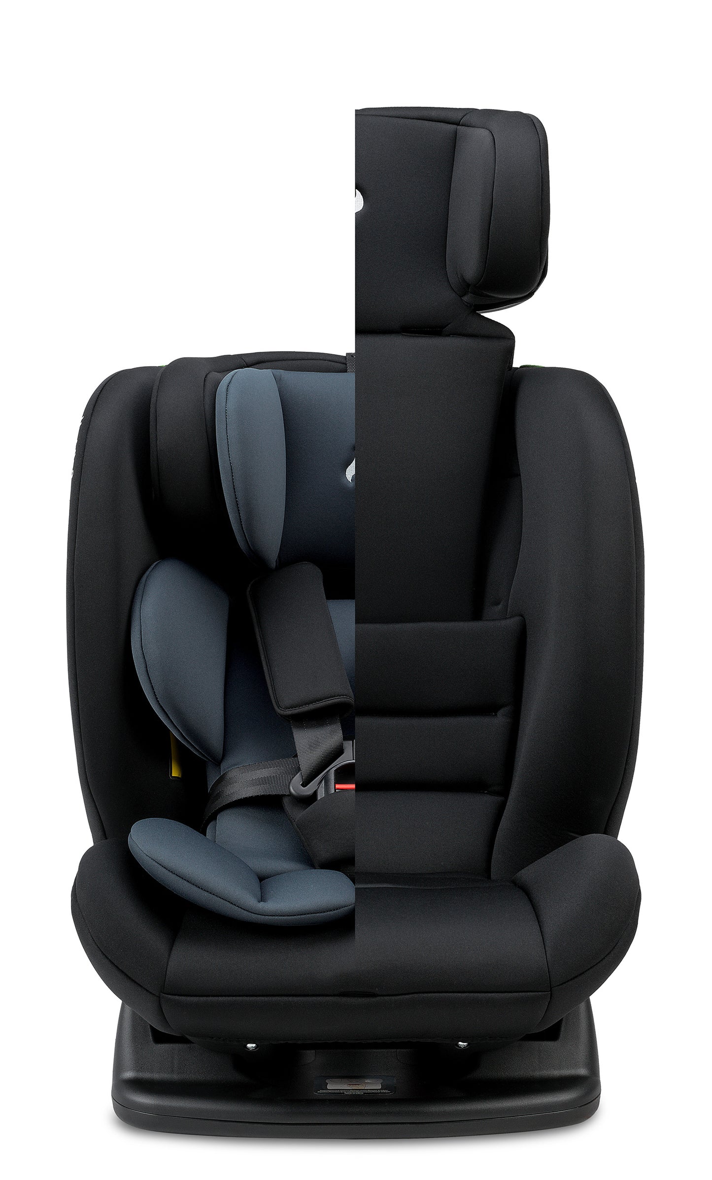 Seggiolino auto Huddle 2 isize da cm 40 a cm 150 dalla nascita a 12 anni installazione con cinture senza isofix