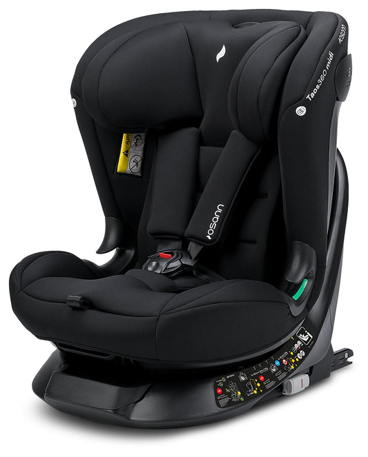 Seggiolino auto TAOS360 midi iSize da cm 76 a cm 150 altezza bambino - Da circa 9 mesi a circa 12 anni