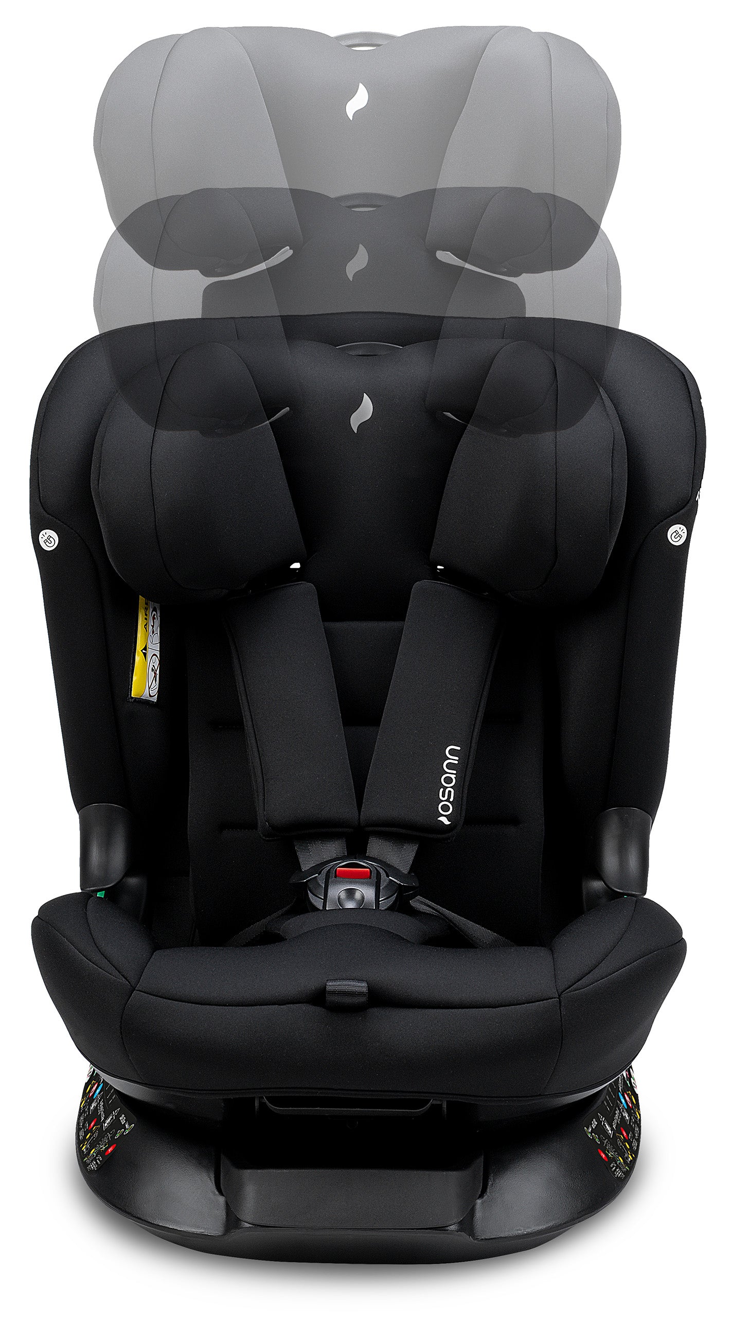 Seggiolino auto TAOS360 midi iSize da cm 76 a cm 150 altezza bambino - Da circa 9 mesi a circa 12 anni