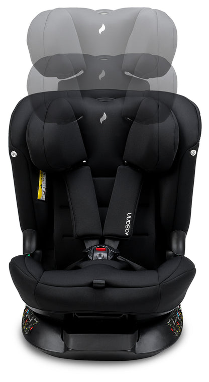 Seggiolino auto TAOS360 midi iSize da cm 76 a cm 150 altezza bambino - Da circa 9 mesi a circa 12 anni