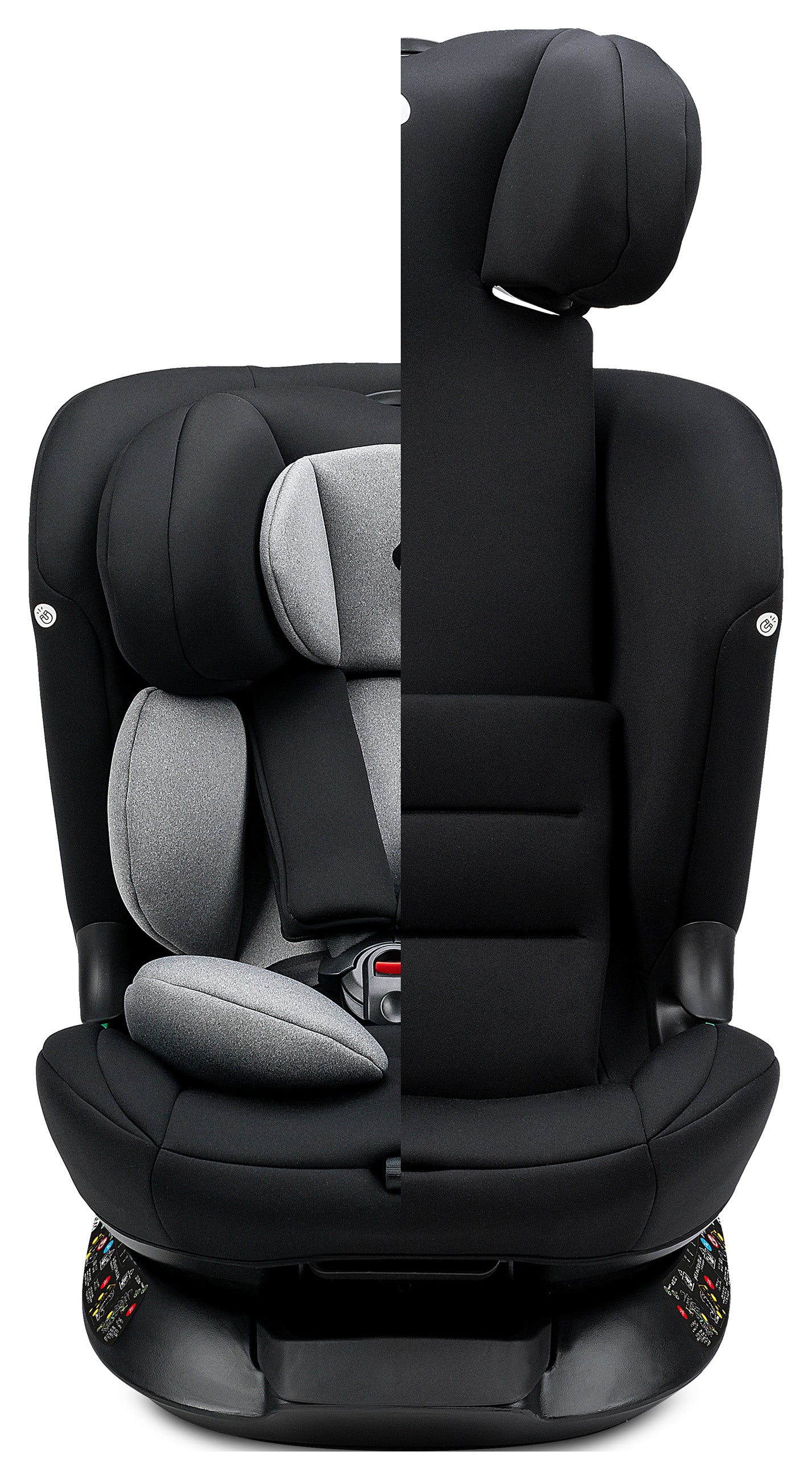 Seggiolino auto TAOS360 iSize da cm 40 a cm 150 altezza bambino - Dalla nascita a circa 12 anni