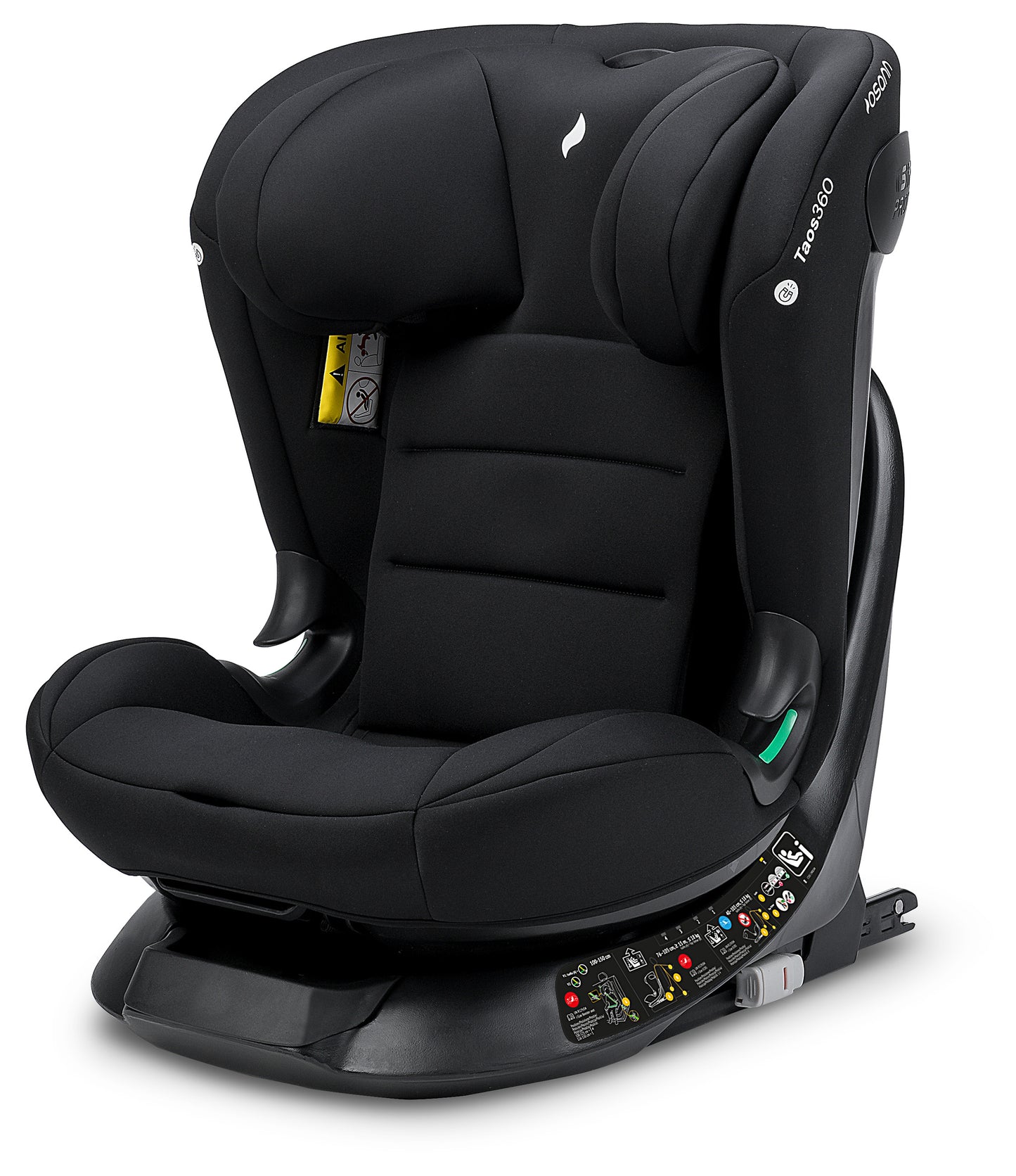 Seggiolino auto TAOS360 iSize da cm 40 a cm 150 altezza bambino - Dalla nascita a circa 12 anni