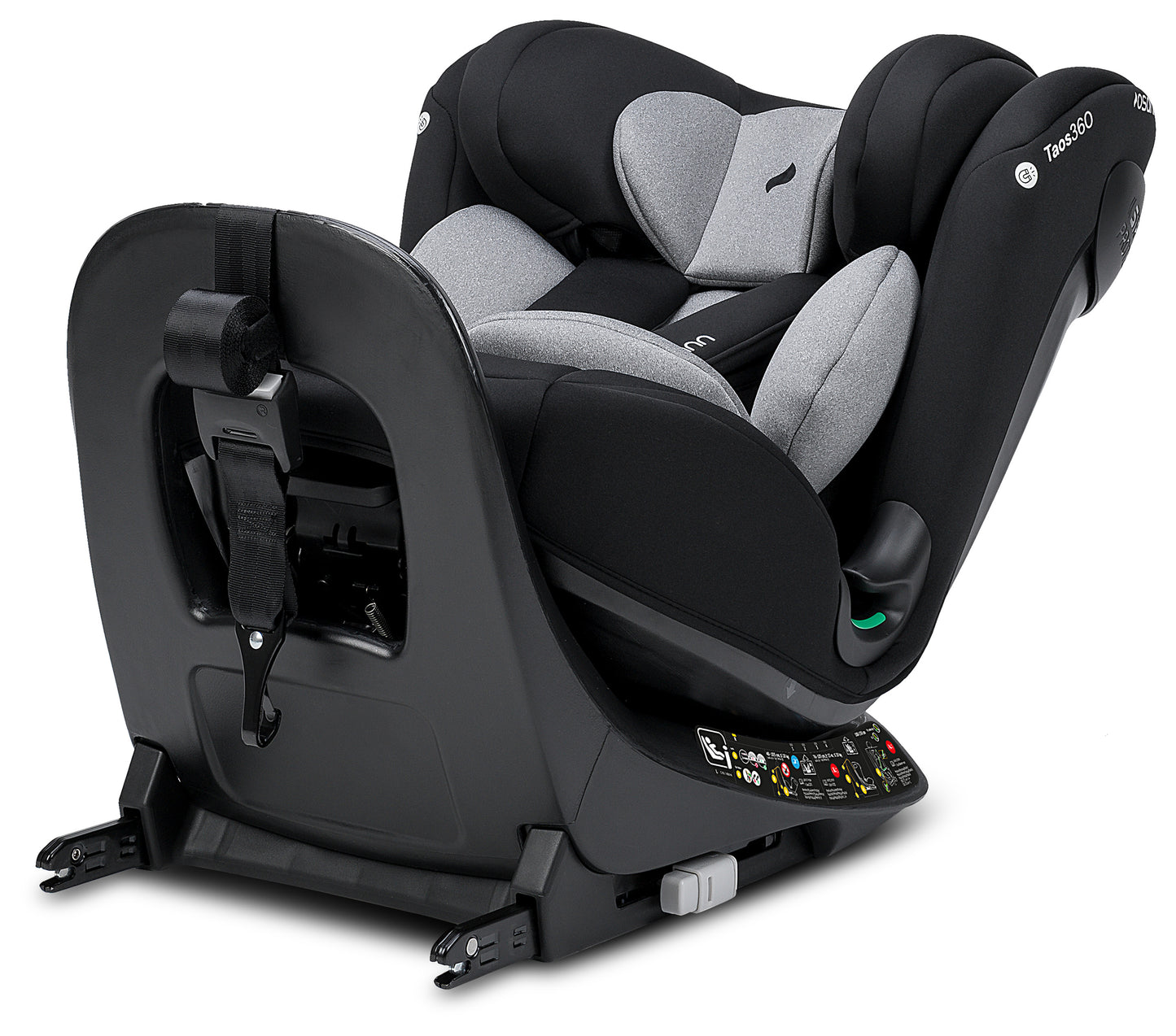 Seggiolino auto TAOS360 iSize da cm 40 a cm 150 altezza bambino - Dalla nascita a circa 12 anni