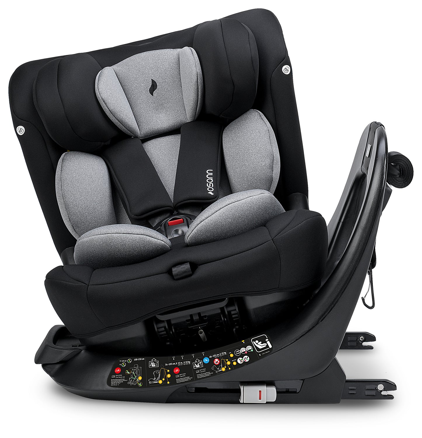 Seggiolino auto TAOS360 iSize da cm 40 a cm 150 altezza bambino - Dalla nascita a circa 12 anni